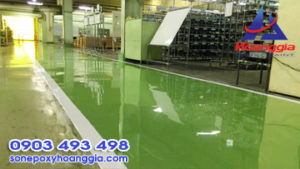 Sơn Epoxy sàn nhà xưởng